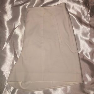 High waisted white shorts